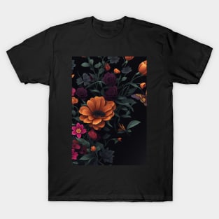 flowers pattern T-Shirt